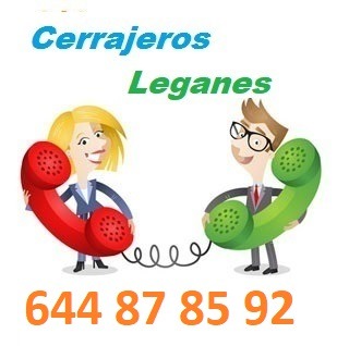 Telefono de la empresa cerrajeros Leganes